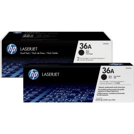 HP 36A/CB436AD lasertoner, svart, 2x2000 s