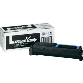 Kyocera TK-550K lasertoner, sort, 7000s