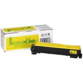 Lasertoner Kyocera TK-550Y Gul 6000 sidor
