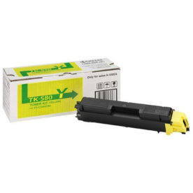 Lasertoner Kyocera TK-580Y Gul 2800 sidor