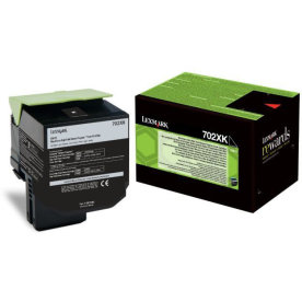 Lexmark 70C2XK0 lasertoner, sort, 8000s