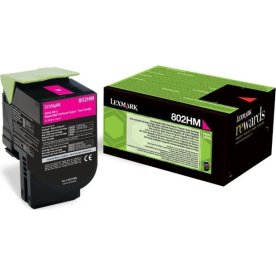 Lasertoner Lexmark 80C2HM0 Röd 3000 sidor