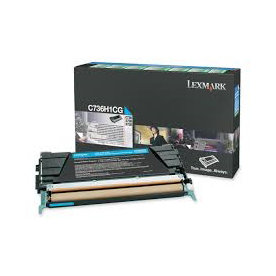 Lasertoner Lexmark C736H1CG Blå 10 000 sidor