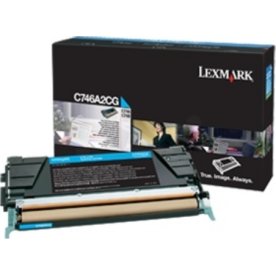 Lexmark C746A3CG lasertoner, blå, 7000s
