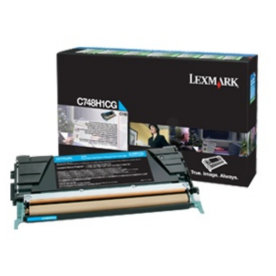 Lasertoner Lexmark C748H3CG Blå 10 000 sidor