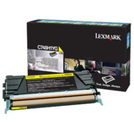 Lasertoner Lexmark C748H3YG Gul 10 000 sidor