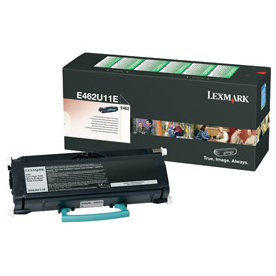 Lasertoner Lexmark E462U11E Svart 18 000 sidor