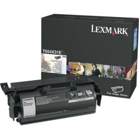 Lasertoner Lexmark T654X31E Svart 36 000 sidor