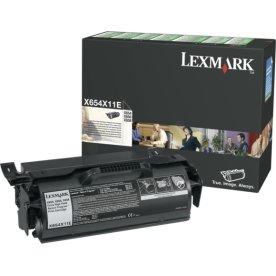 Lasertoner Lexmark X654X11E Svart 36 000 sidor
