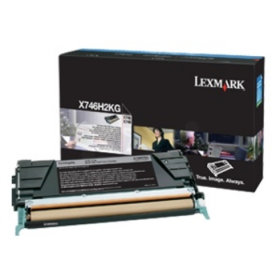 Lasertoner Lexmark X746H3KG Svart 12 000 sidor