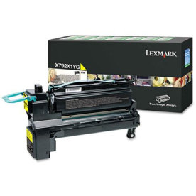 Lasertoner Lexmark X792X1YG HC Gul 20 000 sidor