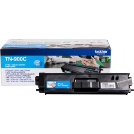 Lasertoner Brother TN900C Blå 6000 sidor