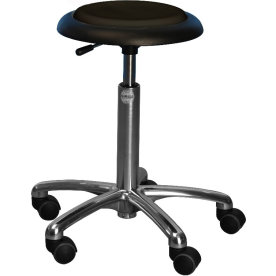 CL Micro stol, sort, kunstlæder, 47-66 cm
