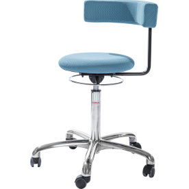 CL Saturn stol, blå, stof, 49-69 cm