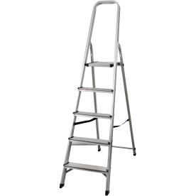 Stege 5 steg, aluminium, höjd 106 cm