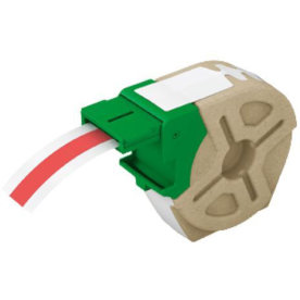 Leitz etikettpatron, PP, 12 mm x 10 m, röd