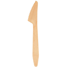Træbestik kniv 16,5cm
