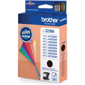 Bläckpatron Brother LC223BK Svart 550 sidor