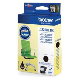 Brother LC229XLBK bläckpatron, svart, 2400 s