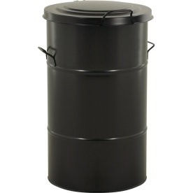 RETRO avfallsbehållare 115 l, svart
