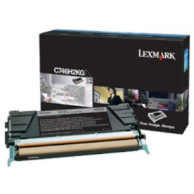 Lasertoner Lexmark C746H3KG Svart 12 000 sidor