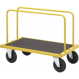 Skivvagn, 1000x600x945 mm, 500 kg, massiva hjul