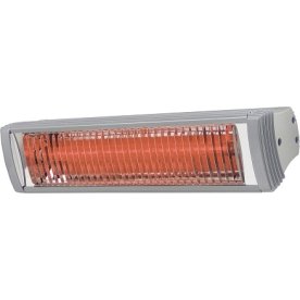 Rio terrassvärmare 1,5 kW, L:39 cm, Silver