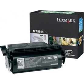 Lasertoner Lexmark 12A5845 Svart 25 000 sidor