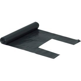 Sopsäck med knytband, 125 L, 750x1390 mm, svart