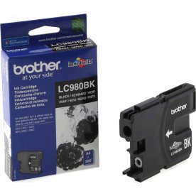 Bläckpatron Brother LC980BK Svart 300 sidor