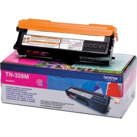 Lasertoner Brother TN328M Röd 6000 sidor