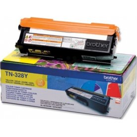 Lasertoner Brother TN328Y Gul 6000 sidor