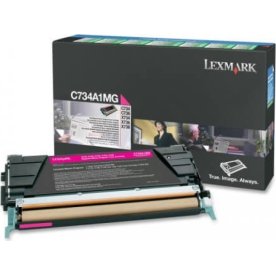 Lasertoner Lexmark C734A1MG Röd 6000 sidor