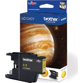 Bläckpatron Brother LC1240Y Gul 600 sidor