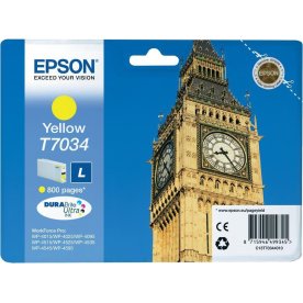 Bläckpatron Epson Nr. T7034/C13T70344010 Gul 800 s