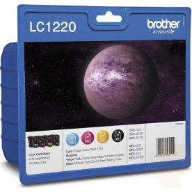 Brother LC1220VALBPDR bläckpatroner, flerpack