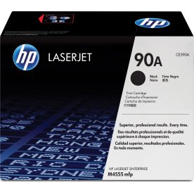 HP nr 90A/CE390A lasertoner, svart, 10 000 s