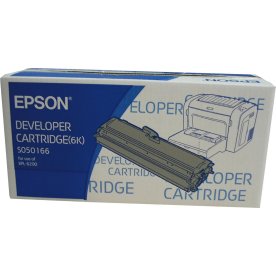 Epson C13S050166 lasertoner, svart, 6000s