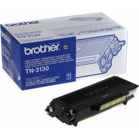 Brother TN3130 lasertoner, sort, 3500s