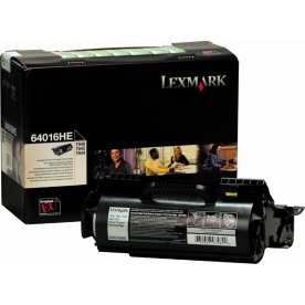 Lexmark 0064016HE lasertoner, sort, 21000s