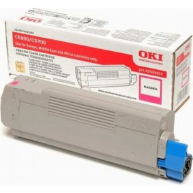 Lasertoner OKI 43324422 Röd 5000 sidor
