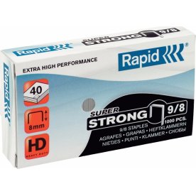 Häftklammer för blockhäftare Rapid 9/8, 5000 st