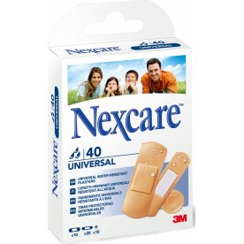 Nexcare plåster – vattenavvisande 40 st blandad