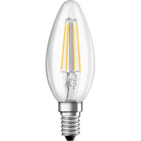 Osram Retro LED Kronljus, klar, E14, 4 W =40 W