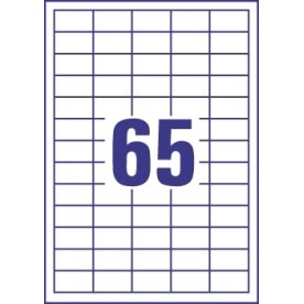 Budget universaletikett, 38x21,2 mm