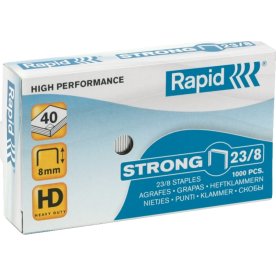 Häftklammer Rapid Strong 23/8, 1000 st