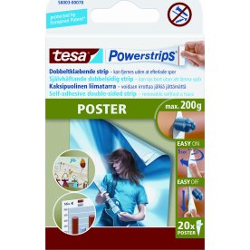 Tesa Powerstrips Poster, 20 st.