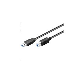 MicroConnect USB-kabel 3.0 A-B, 1,8 m, M-M