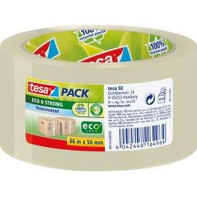 tesa ecoLogo Packtejp, 50 mm, PP, klar