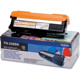 Lasertoner Brother TN328BK Svart 6000 sidor
